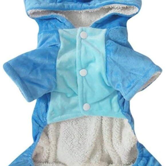 Fashion Dog Costumes, Pet Outfit, Pet Pajamas Clothes Warm Hoodie Coat - Picture 8 of 11